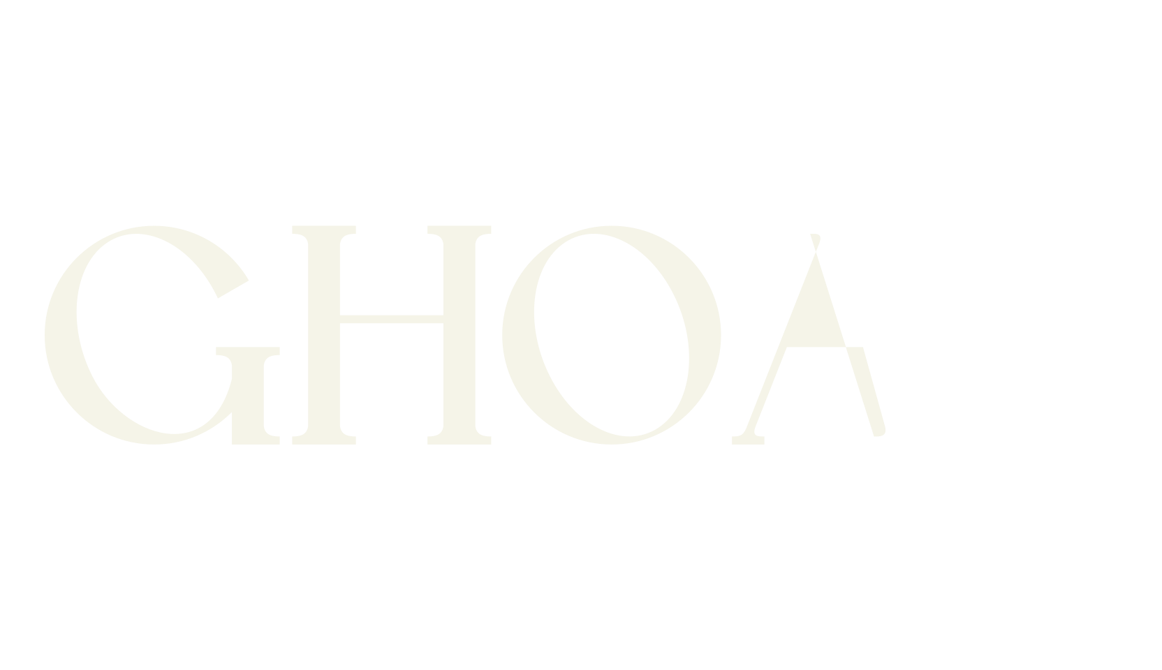 GHOAS, beautiful font preview