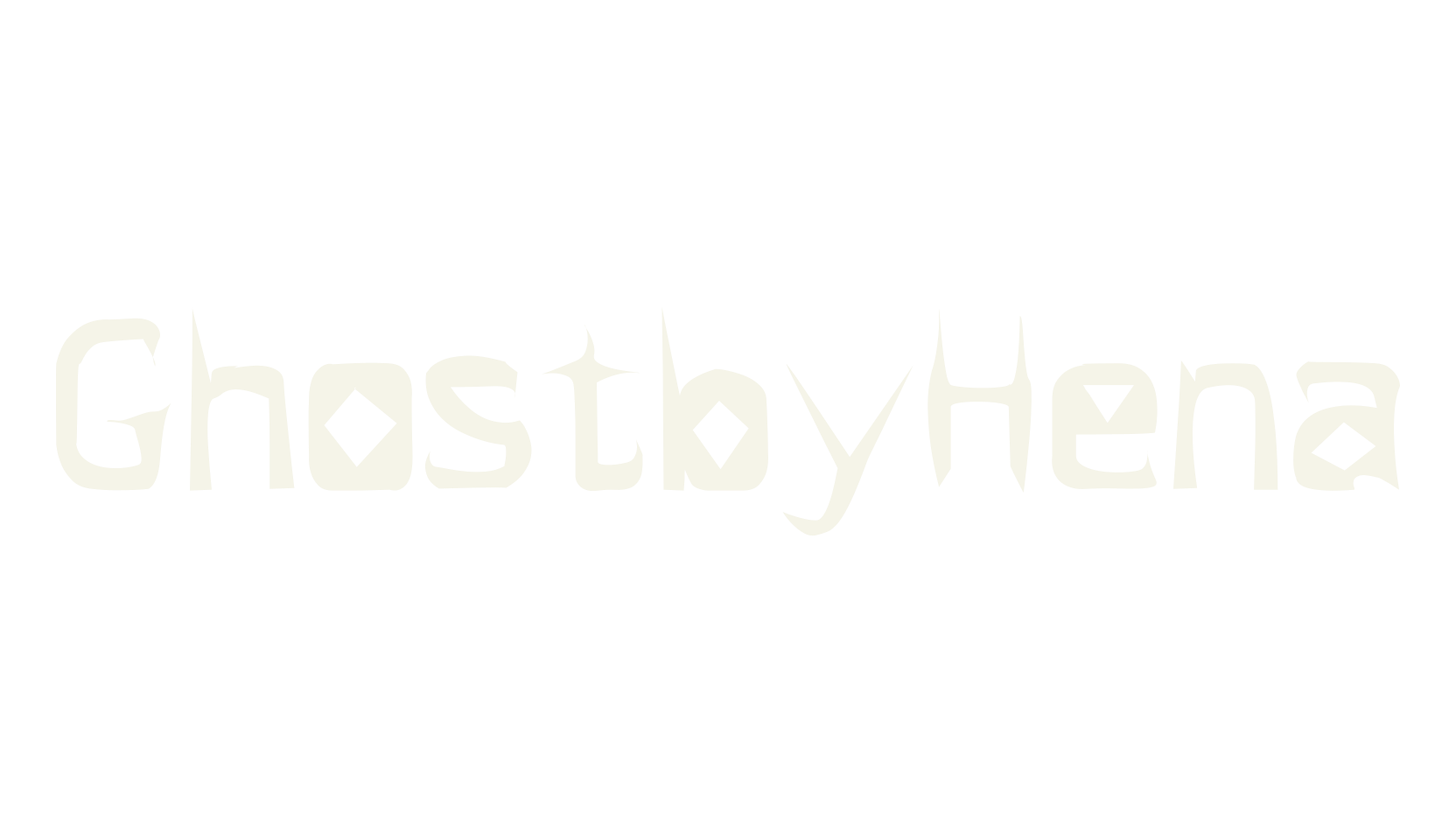 Ghost by Hena, display font preview