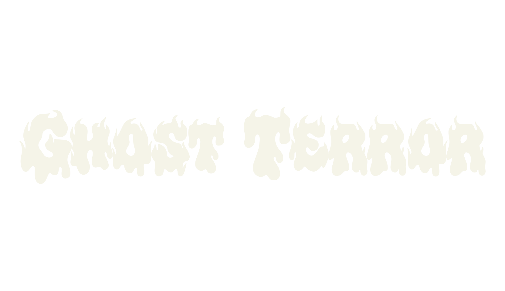Ghost Terror, death metal font preview