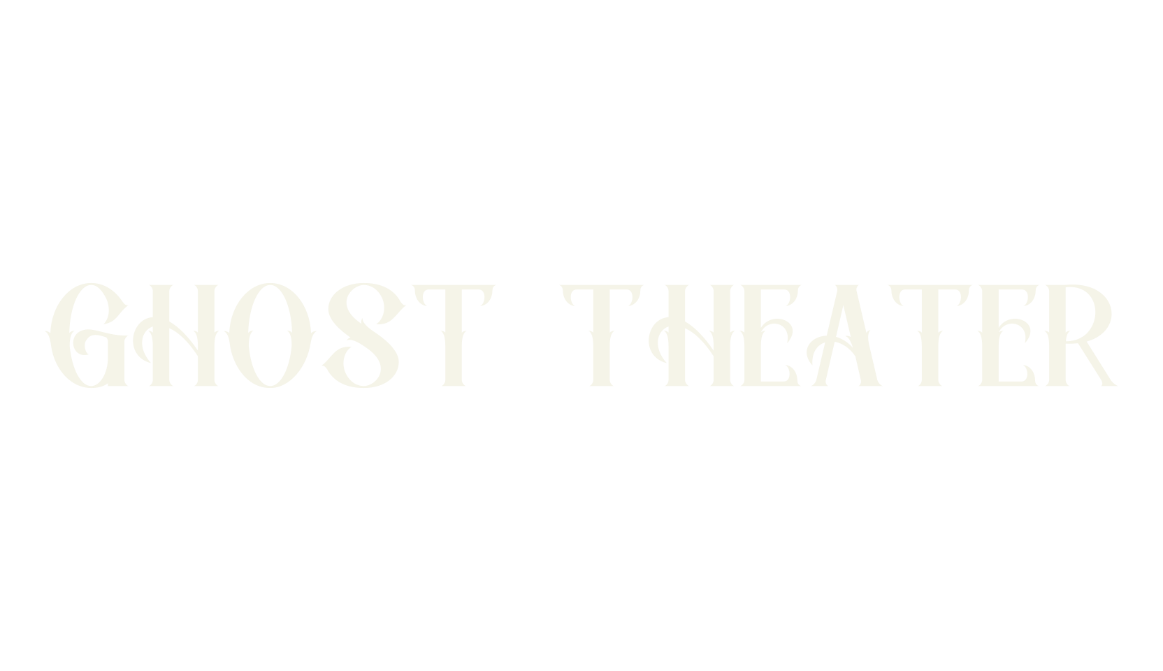 Ghost Theater, gothic font preview