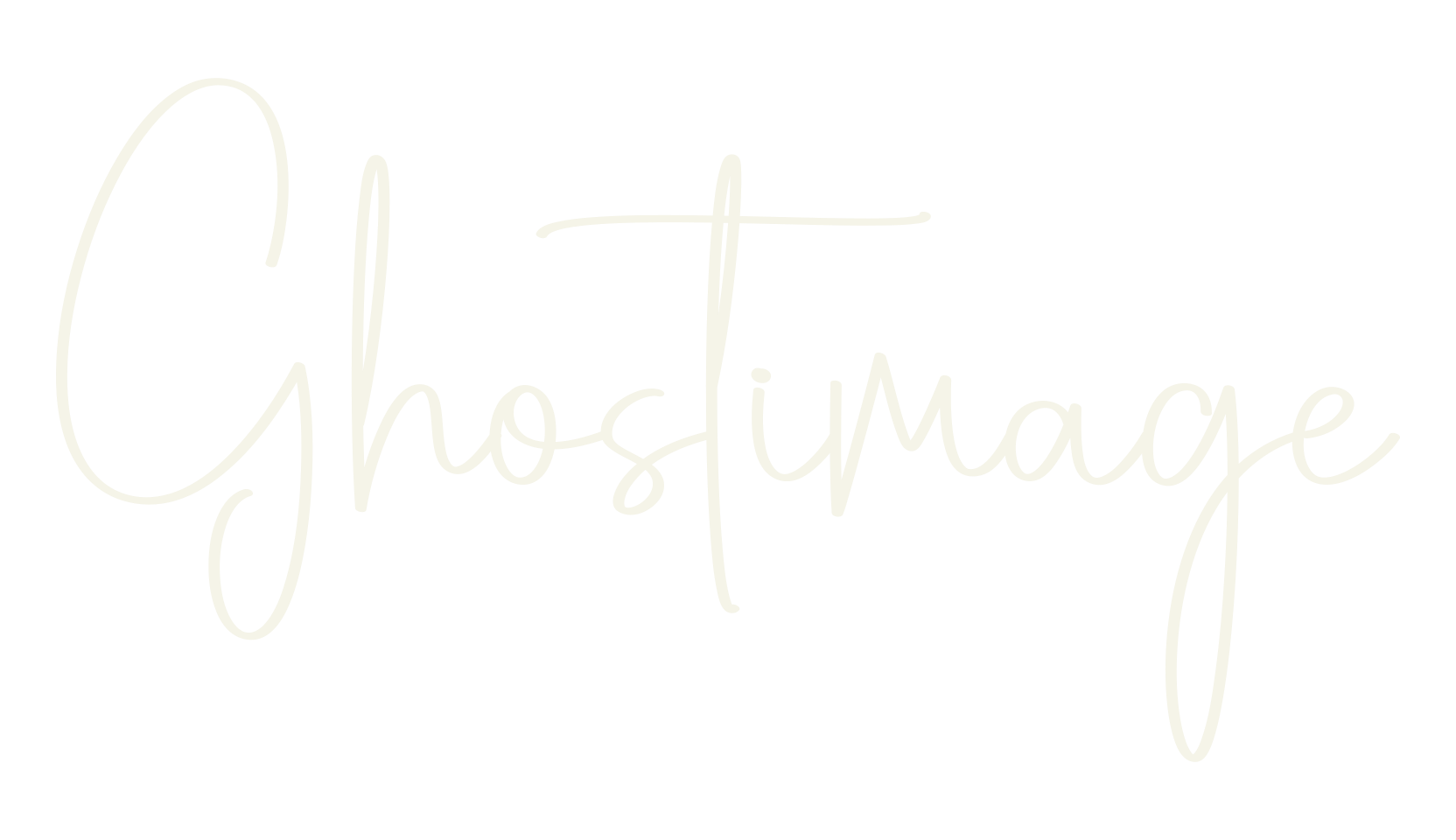 Ghostimage, calligraphy font preview