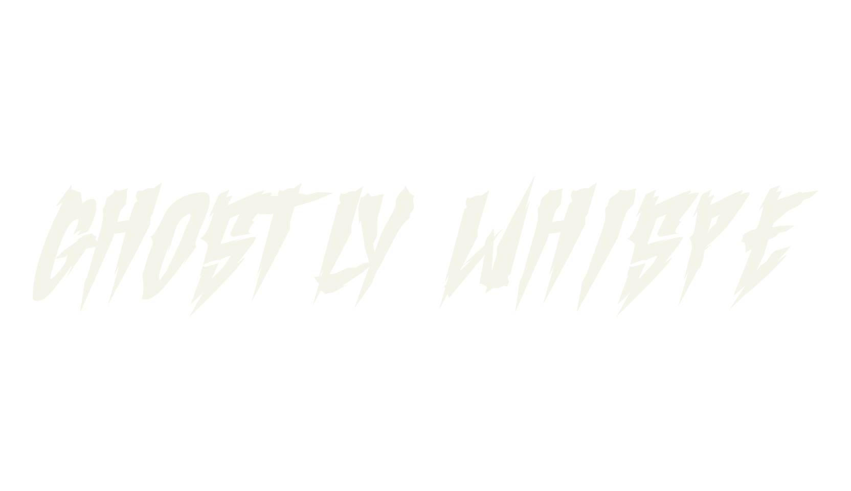 Ghostly Whispe, horror font preview