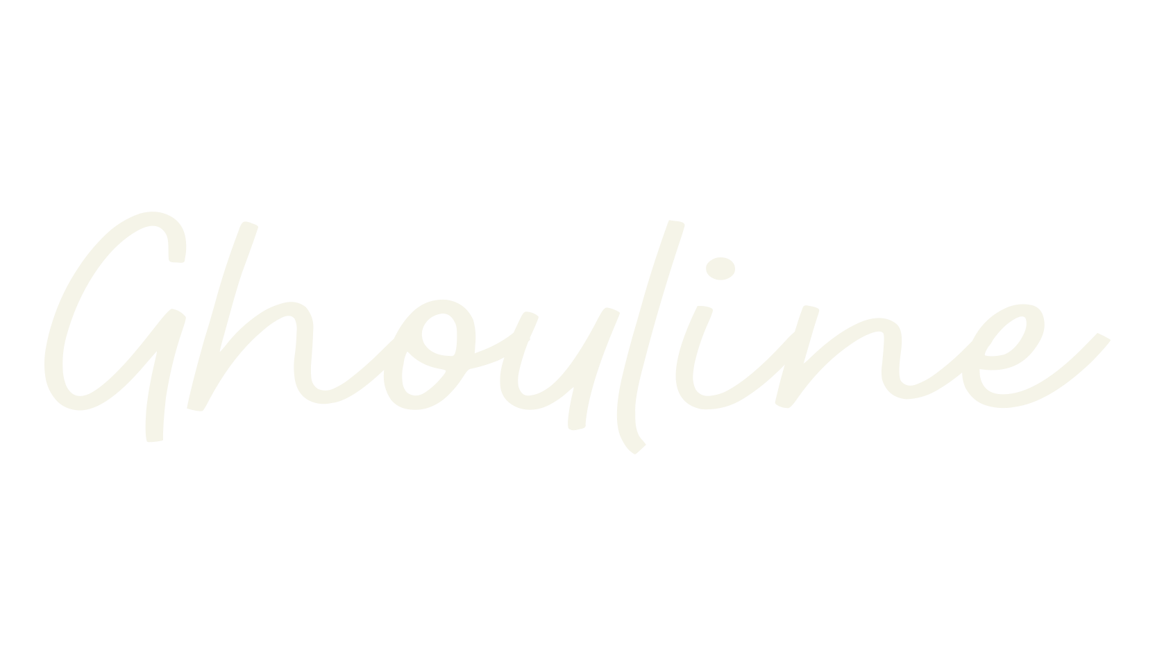 Ghouline, outline font preview