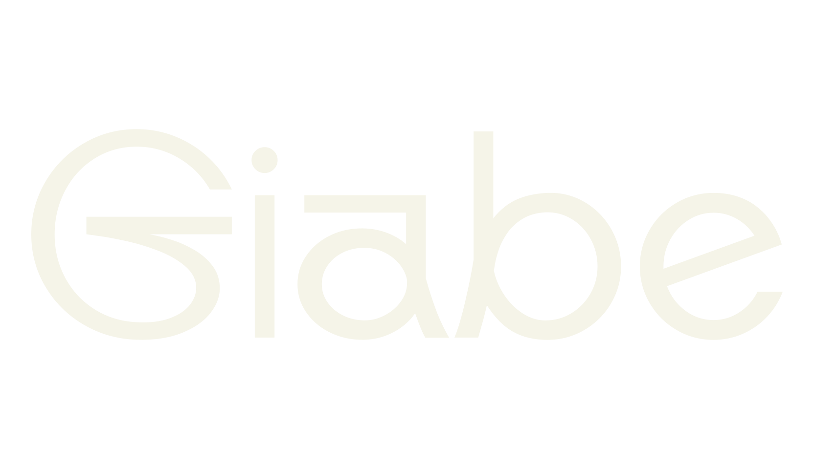 Giabe, modern font preview