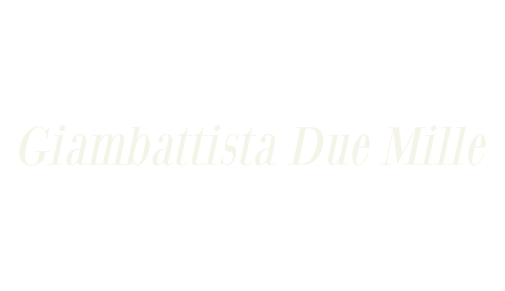 Giambattista Due Mille, serif font preview