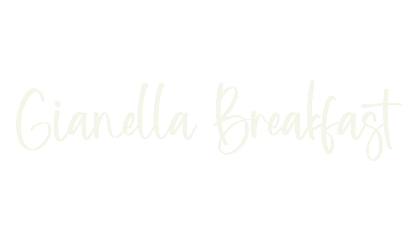 Gianella Breakfast, typewriter font preview