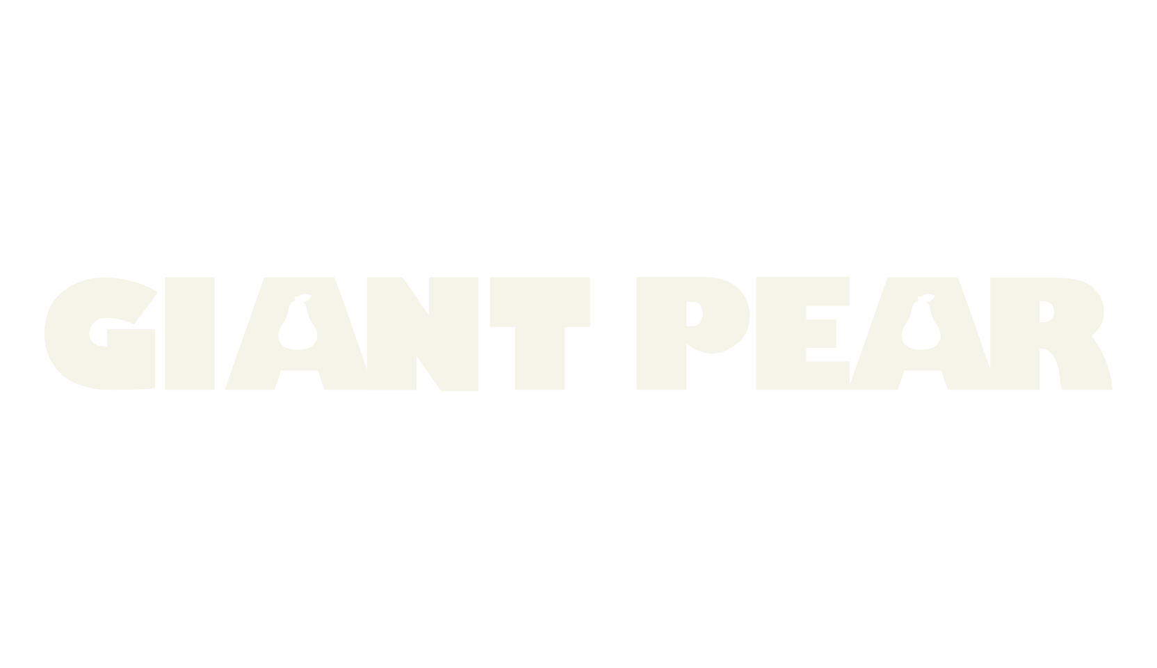 Giant Pear, display market font preview