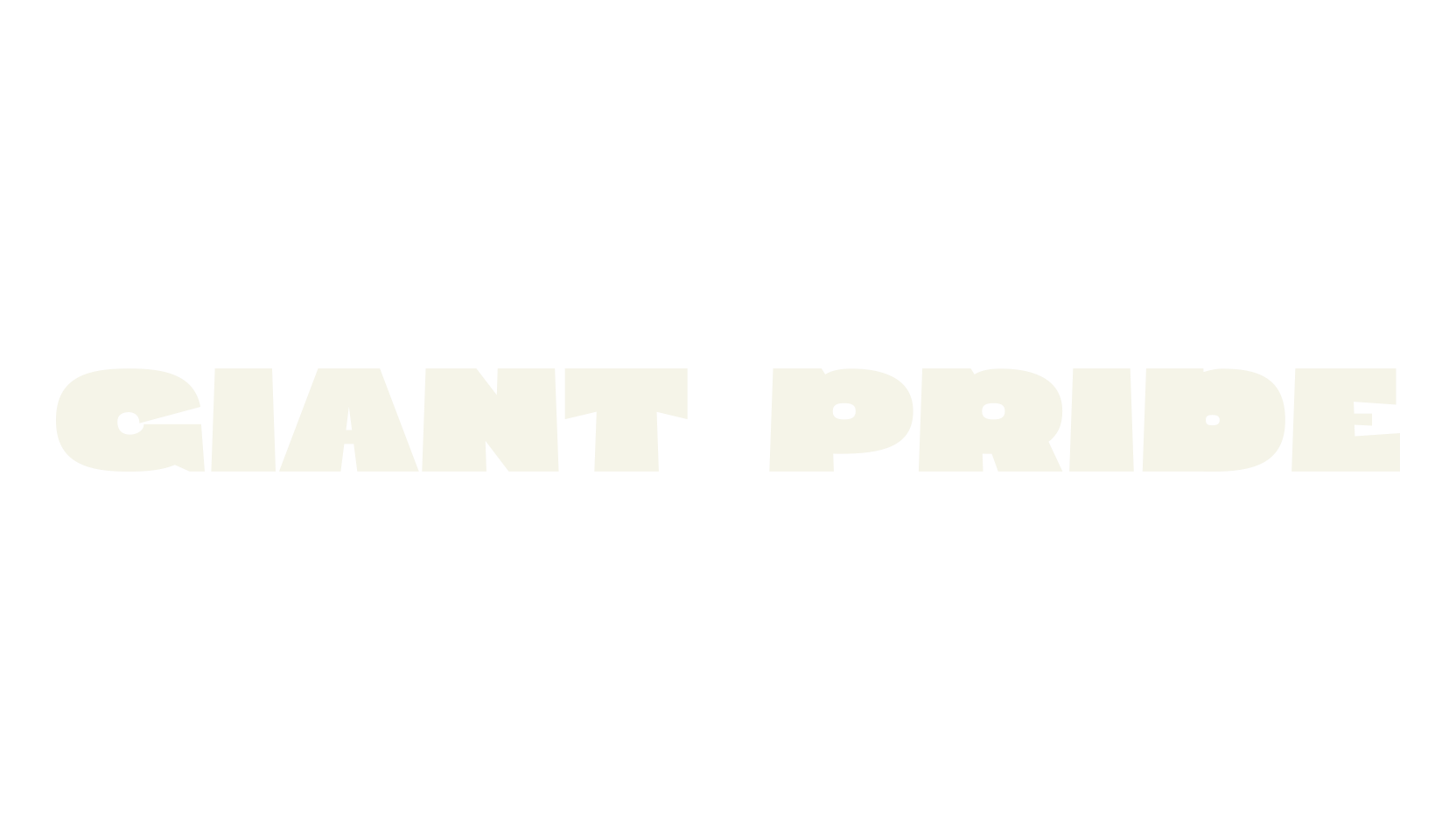 Giant Pride, lettering font preview