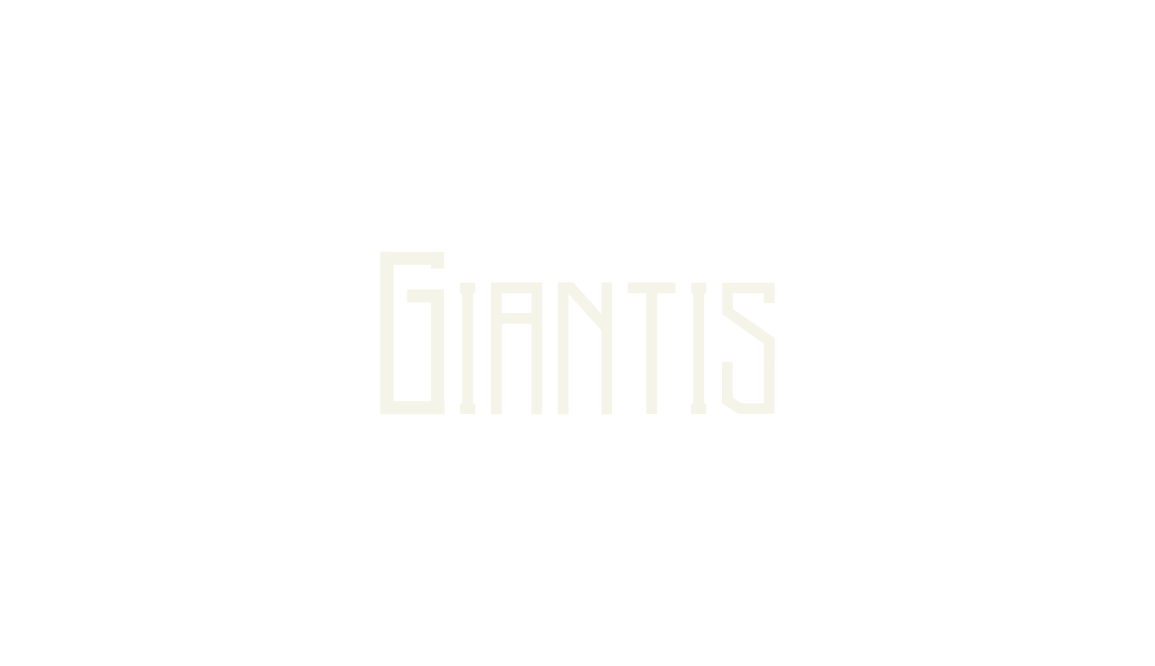Giantis, block font preview