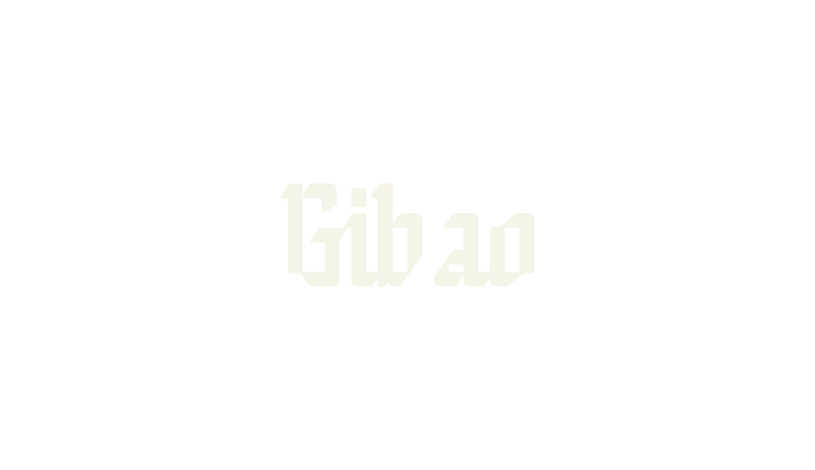Gibao, space font preview