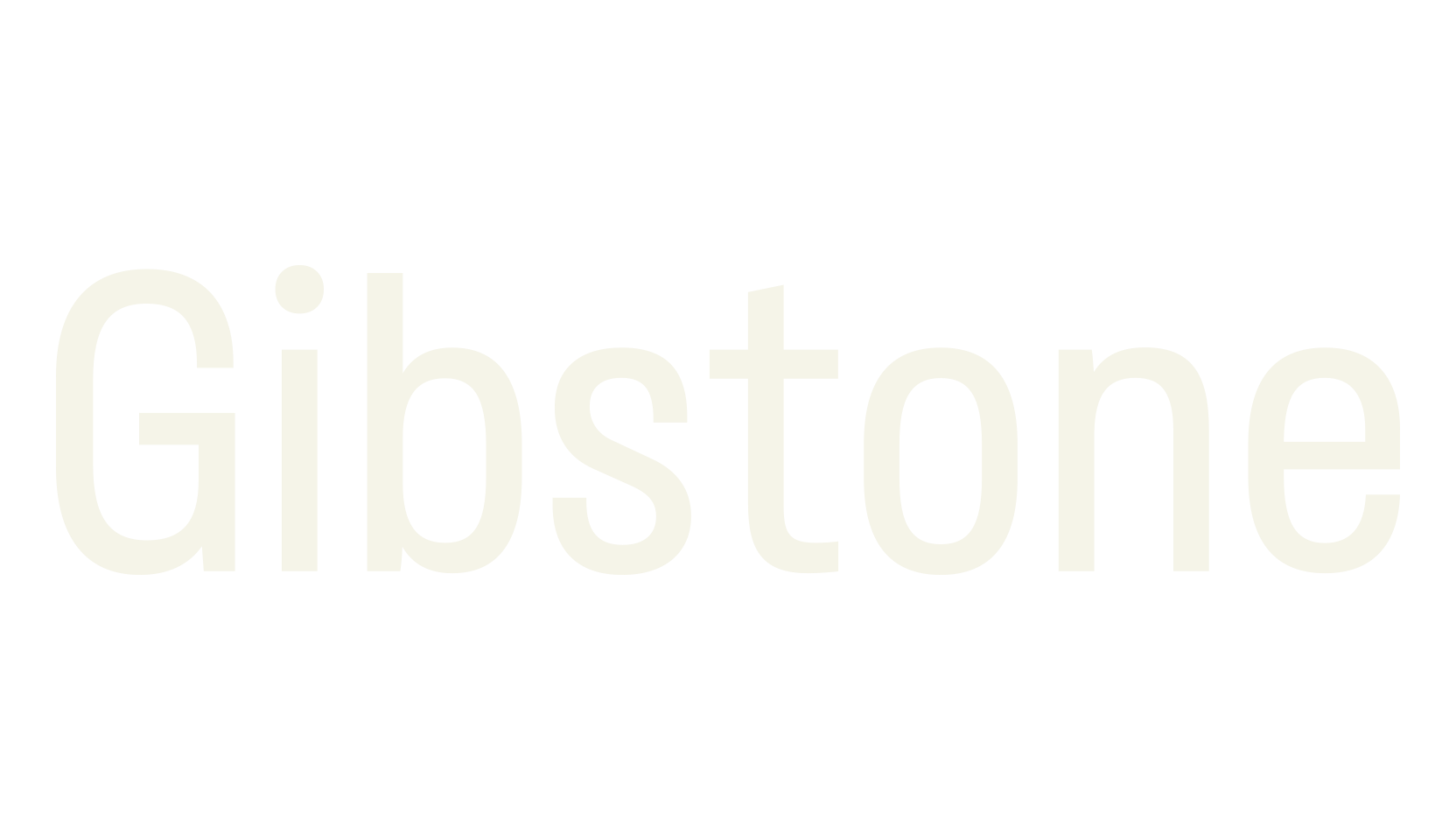 Gibstone, bold font preview
