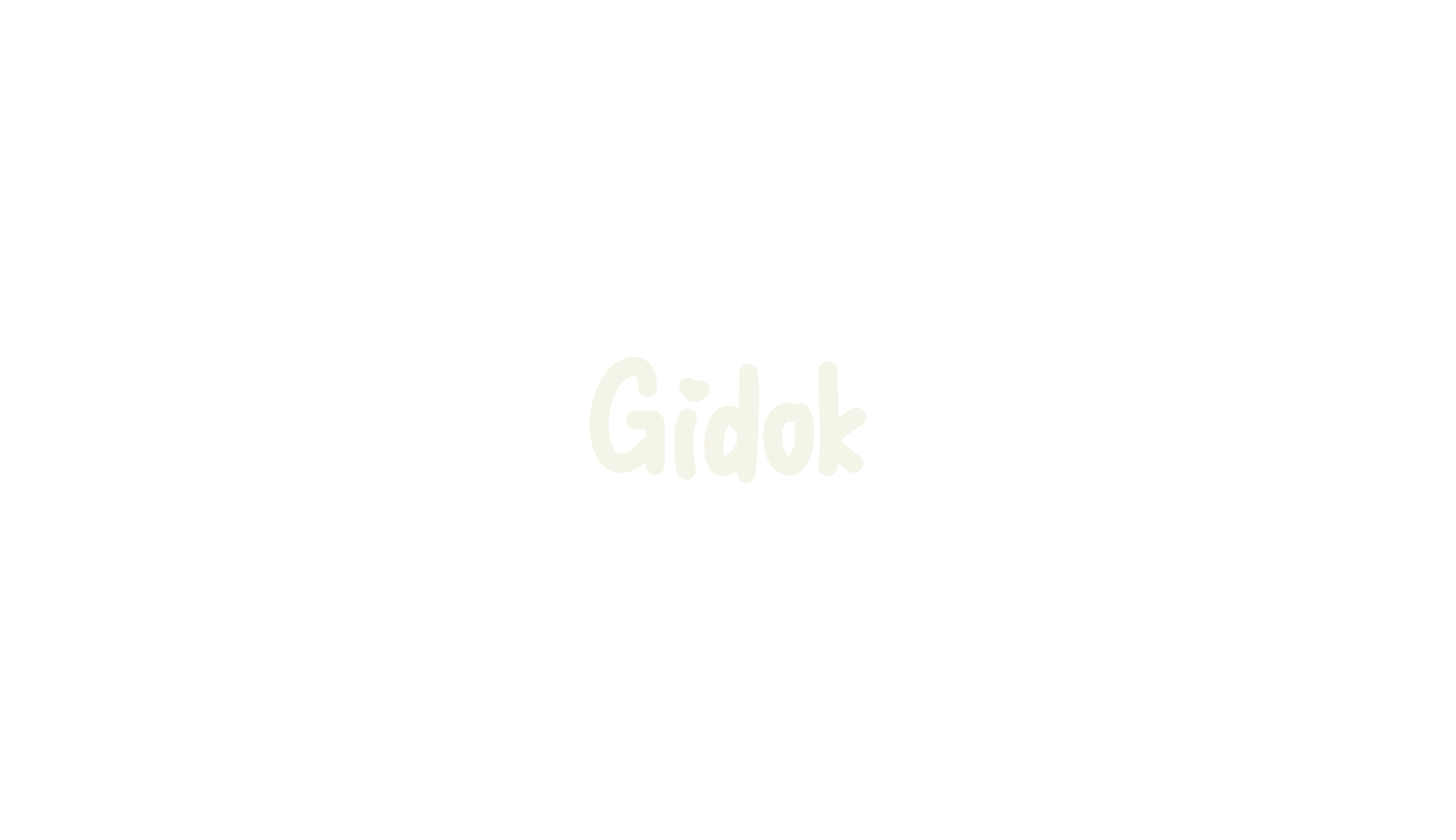 Gidok, cute font preview