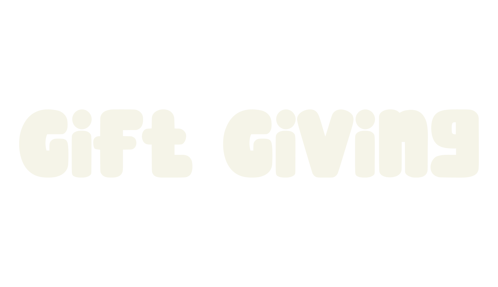 Gift Giving, bubble letters font preview