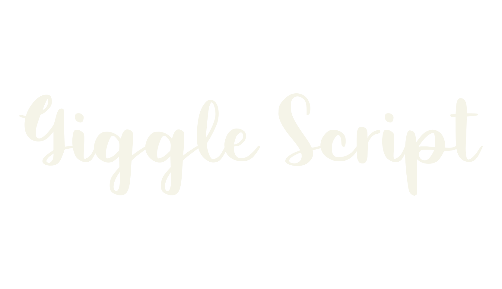 Giggle Script, script font preview