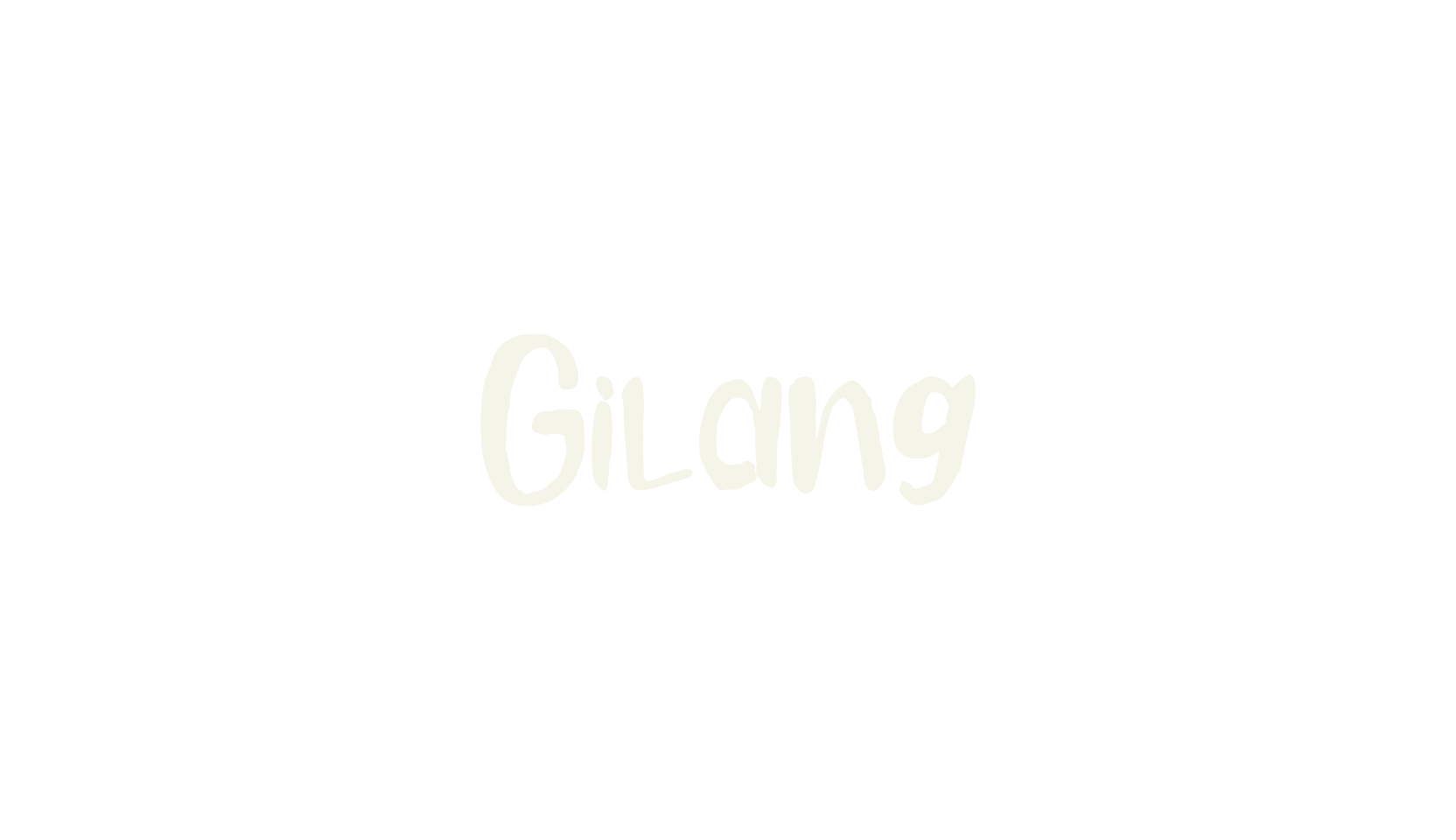 Gilang, handwriting font preview