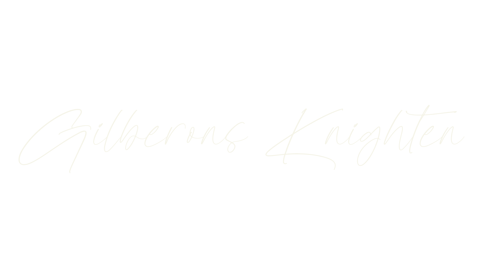 Gilberons Knighten, script font preview