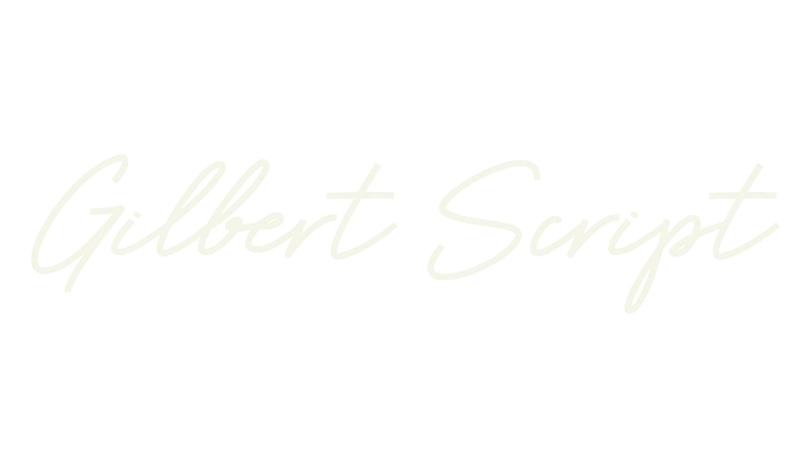 Gilbert Script, script font preview