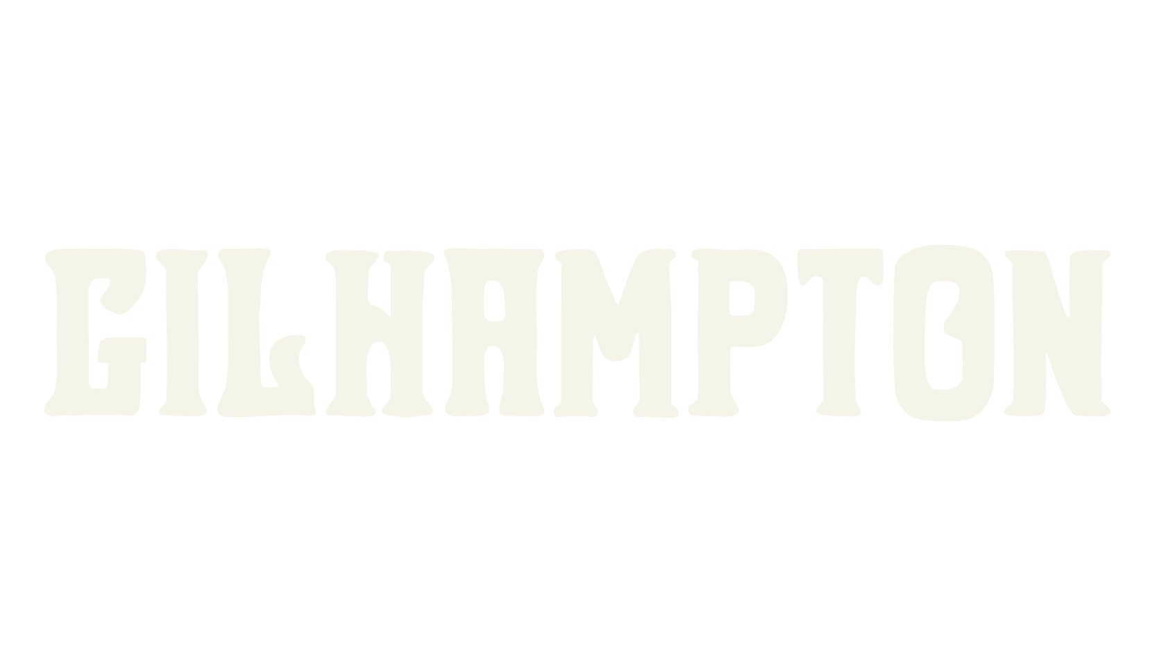 Gilhampton, retro font preview