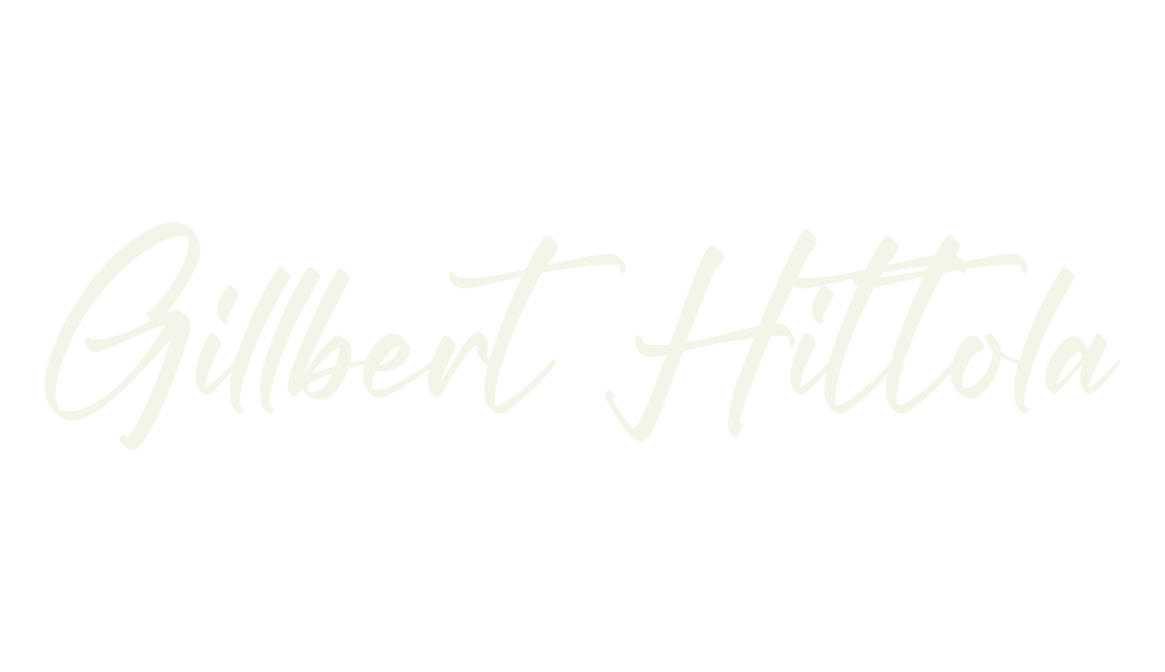Gillbert Hittola, script font preview
