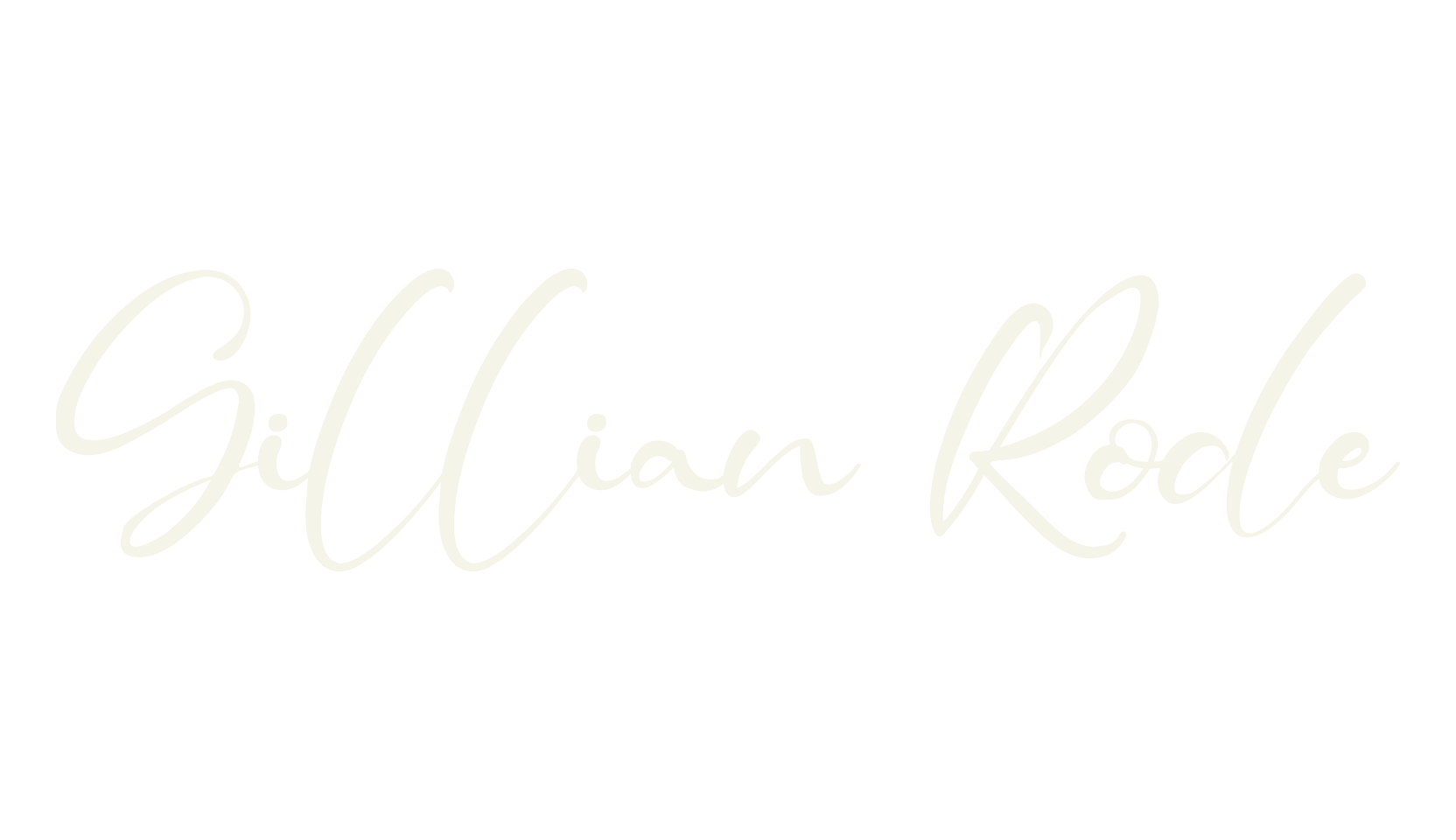 Gillian Rode, fashion script font preview