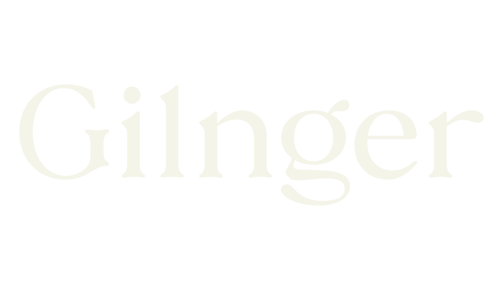 Gilnger, serif font preview