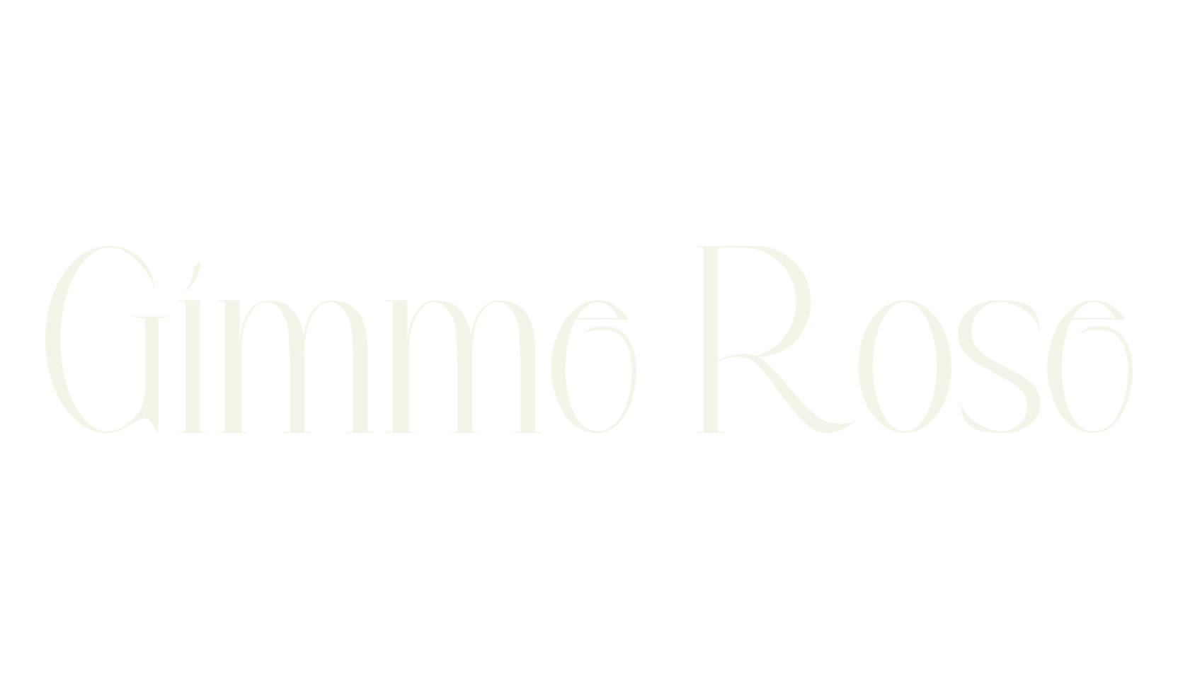 Gimme Rose, elegant font preview