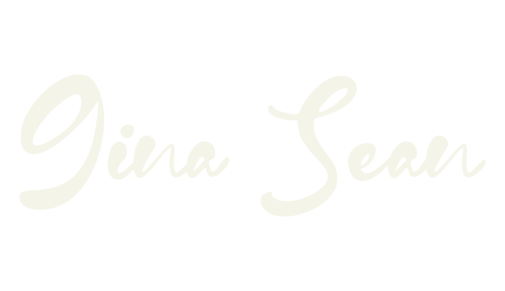 Gina Sean, fashion sign font preview