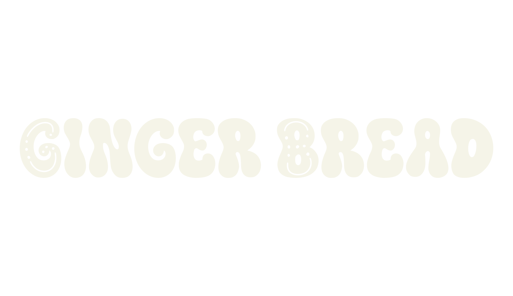 Ginger Bread, fun font preview