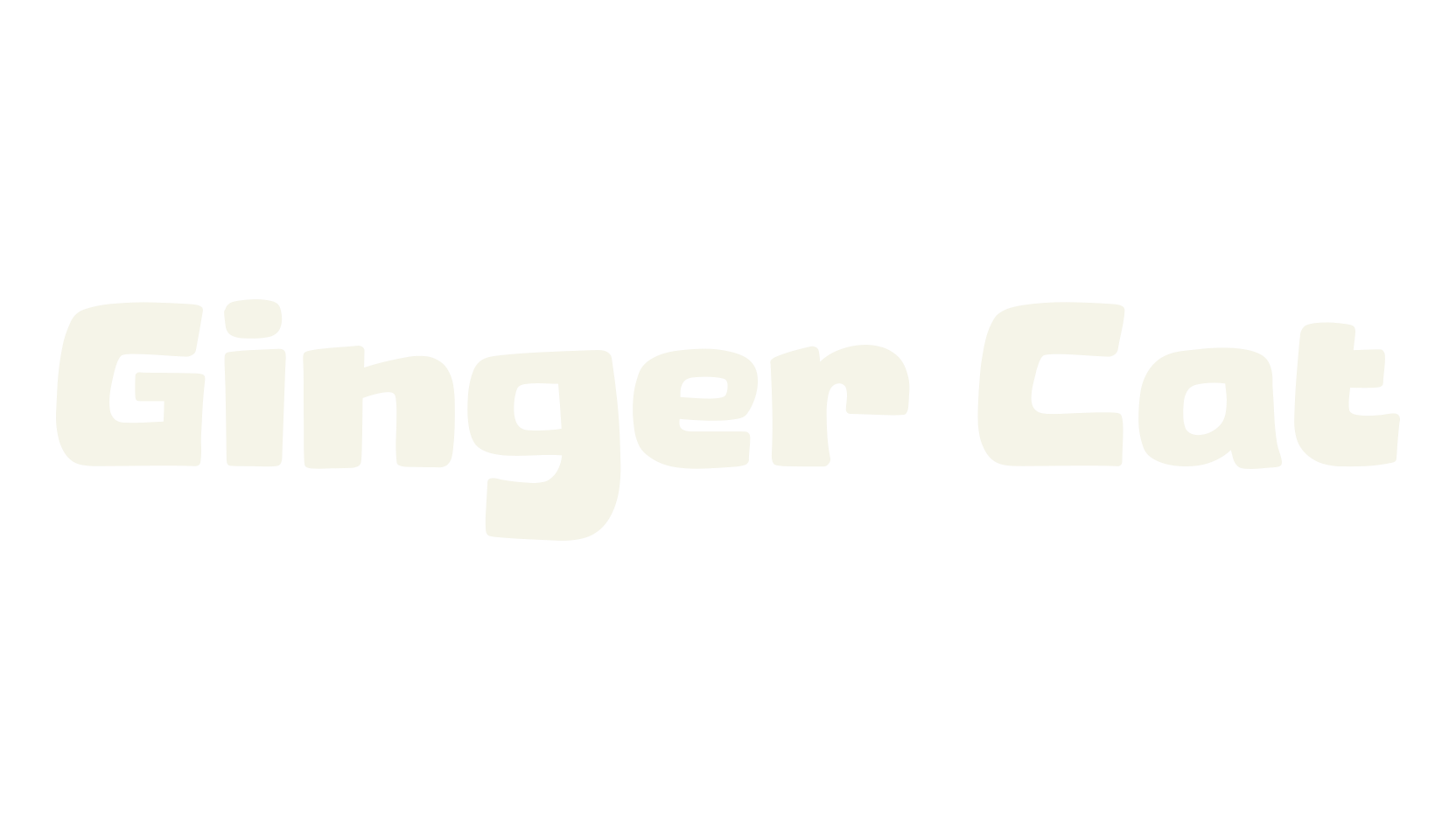 Ginger Cat, display market font preview