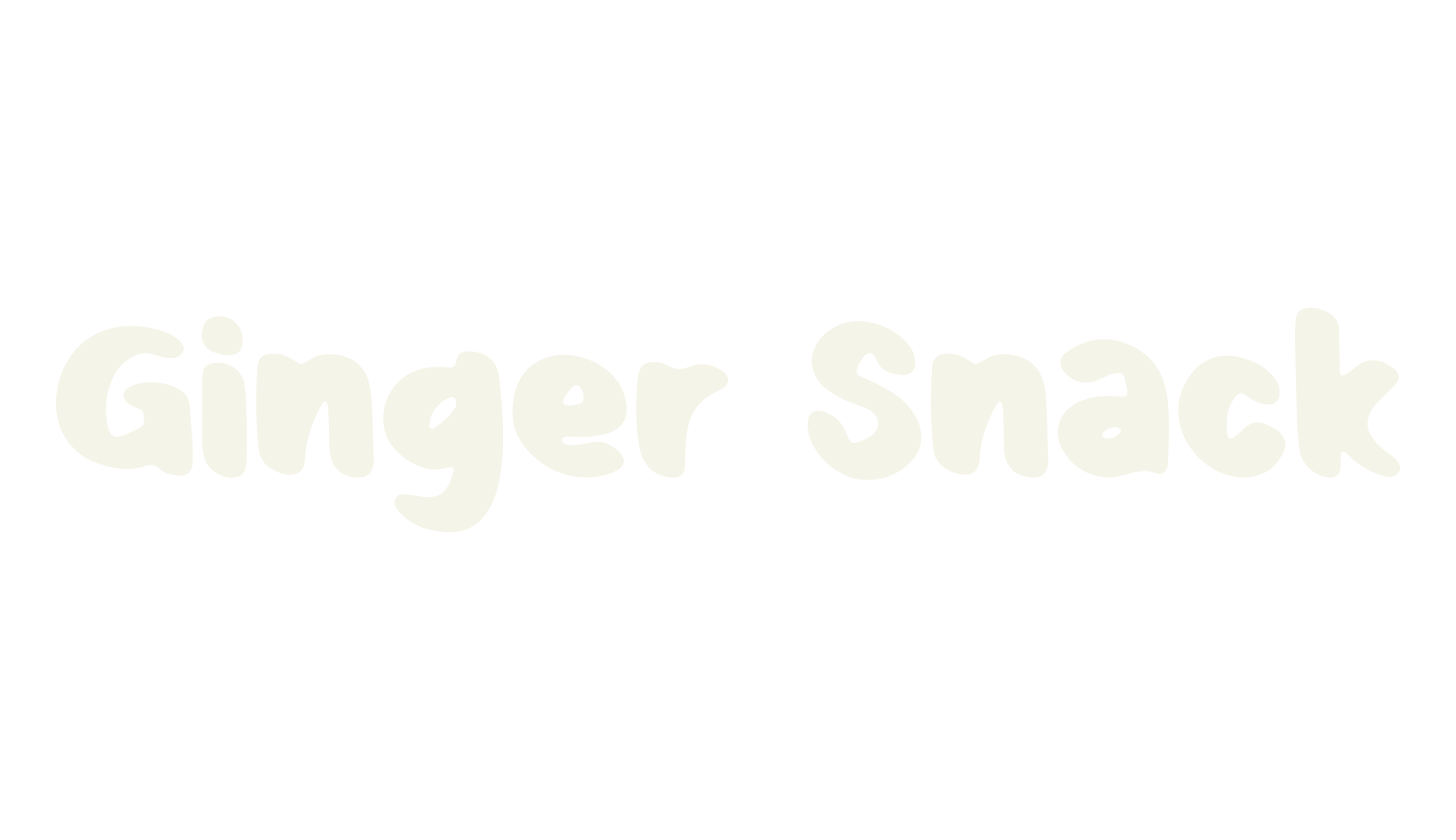 Ginger Snack, typewriter font preview