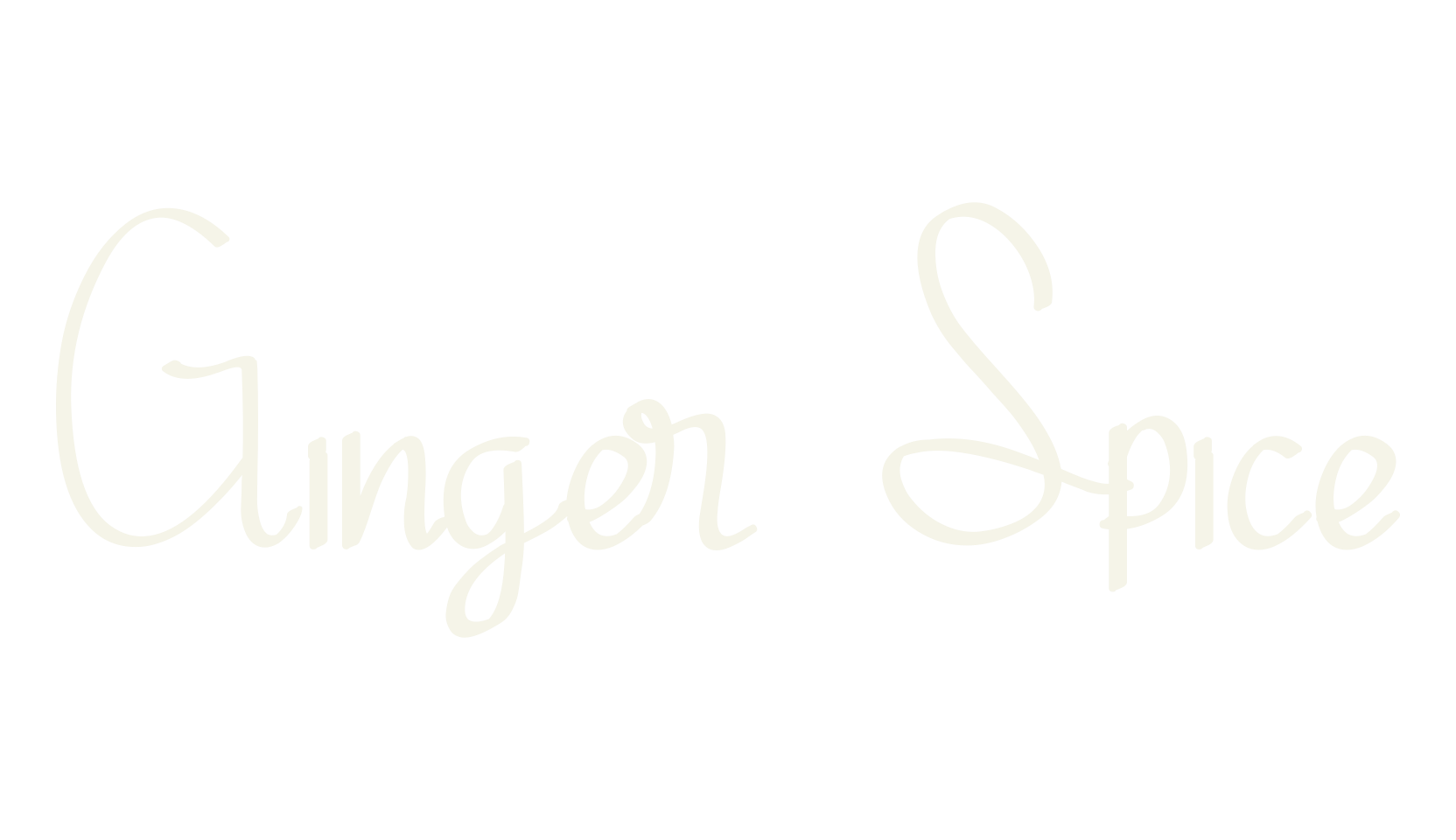 Ginger Spice, cursive font preview