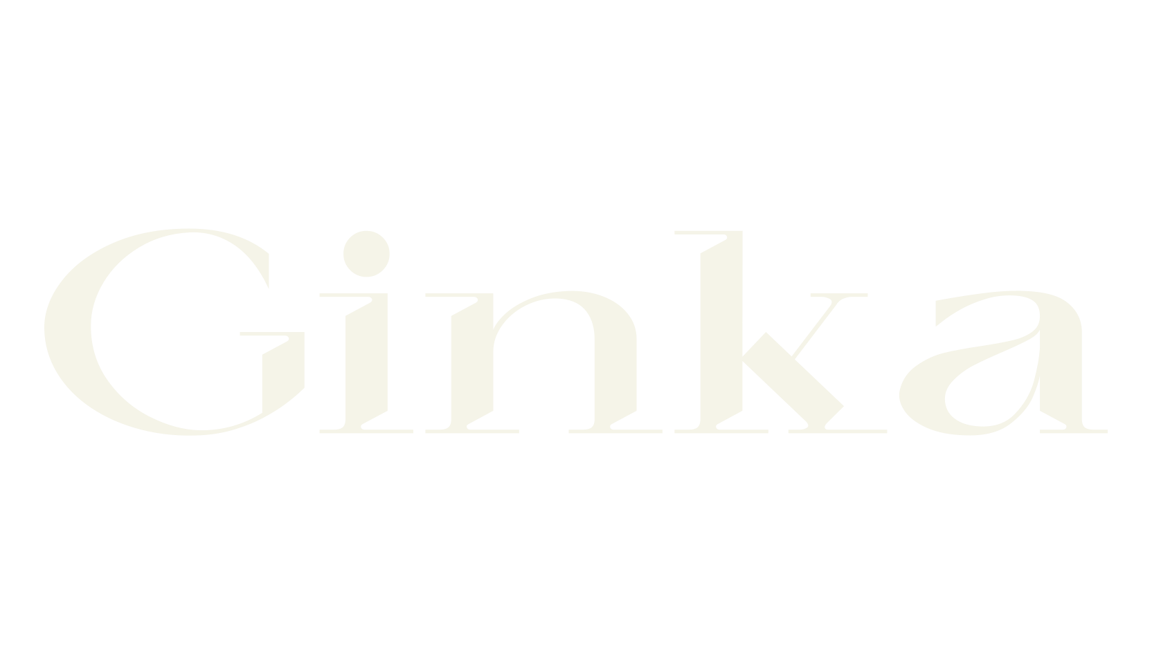 Ginka, modern font preview