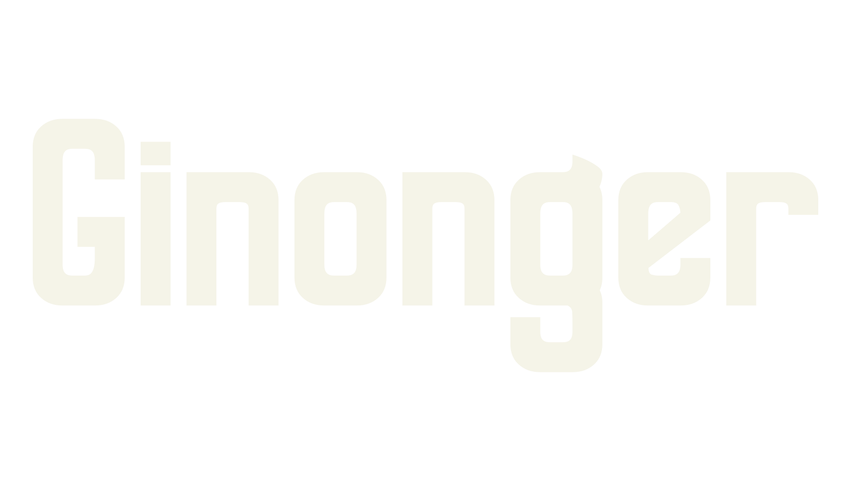 Ginonger, serif font preview