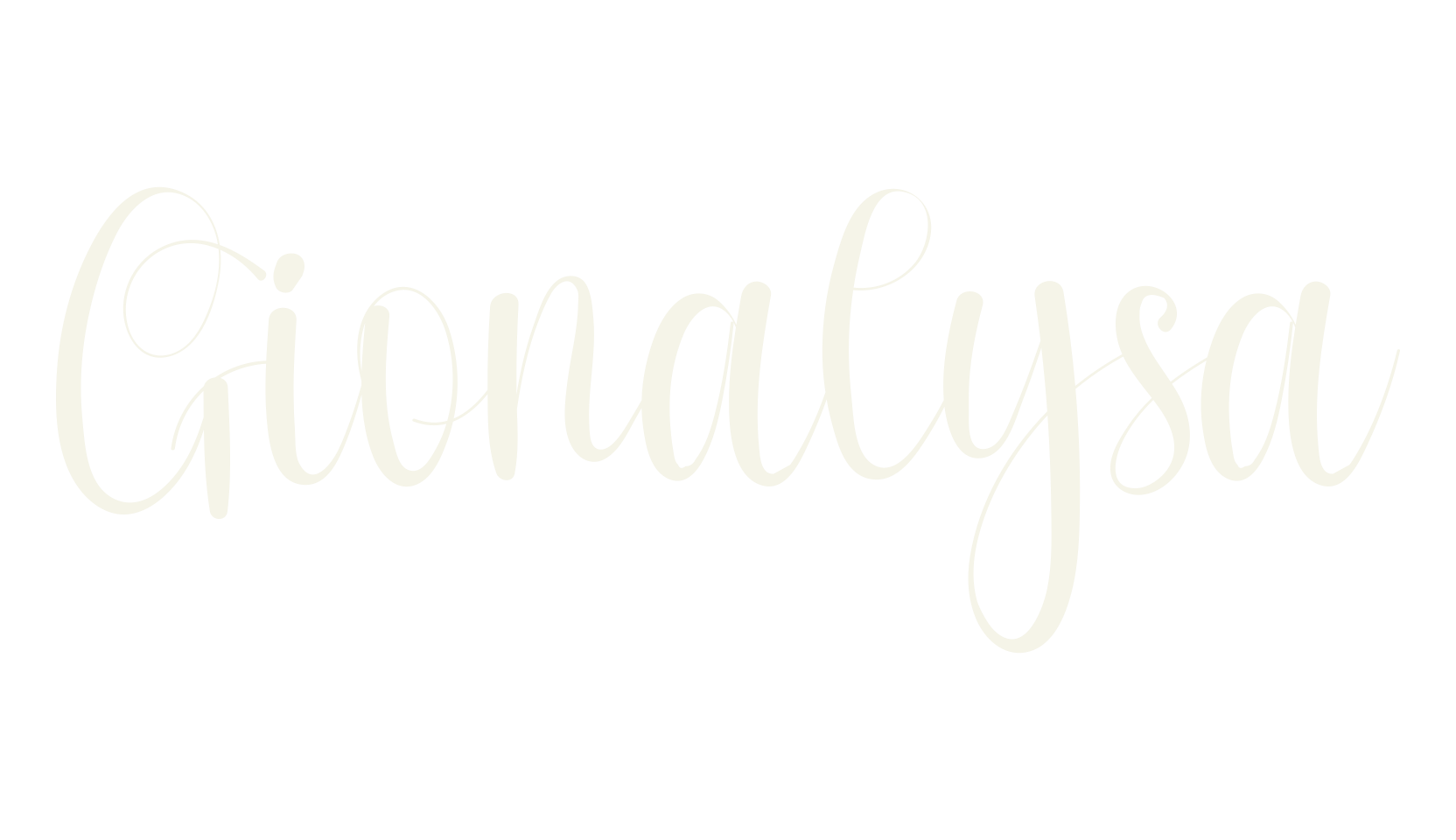 Gionalysa, alphabet font preview
