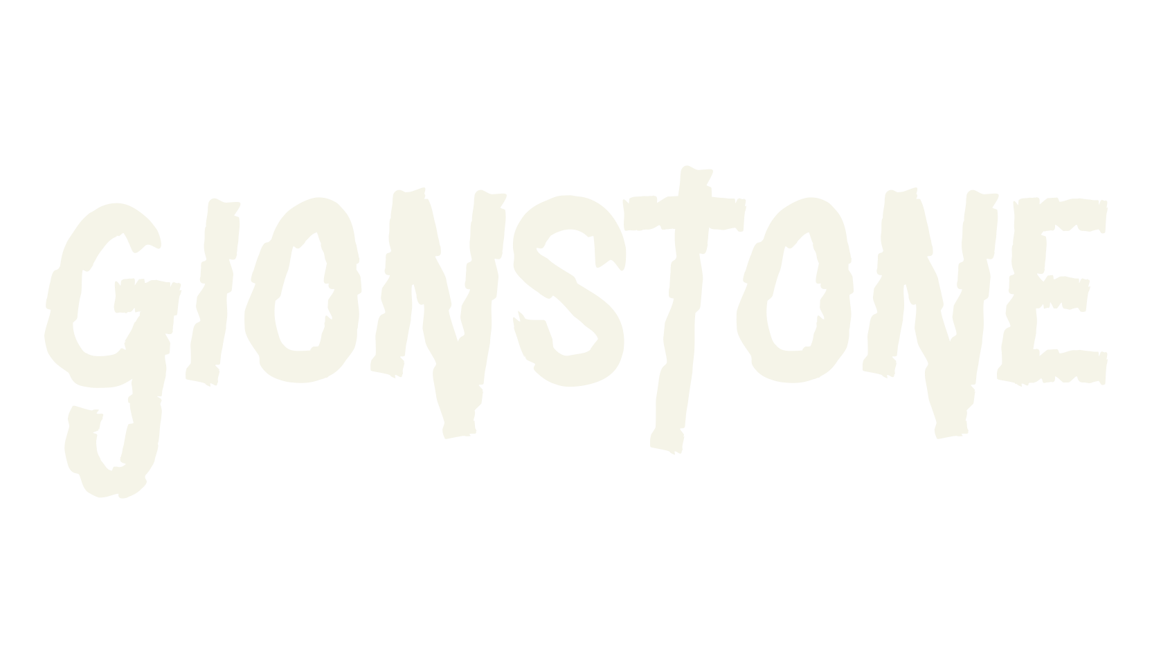 Gionstone, scary font preview