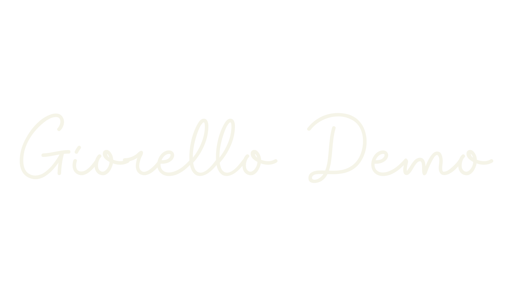 Giorello Demo, thin font preview