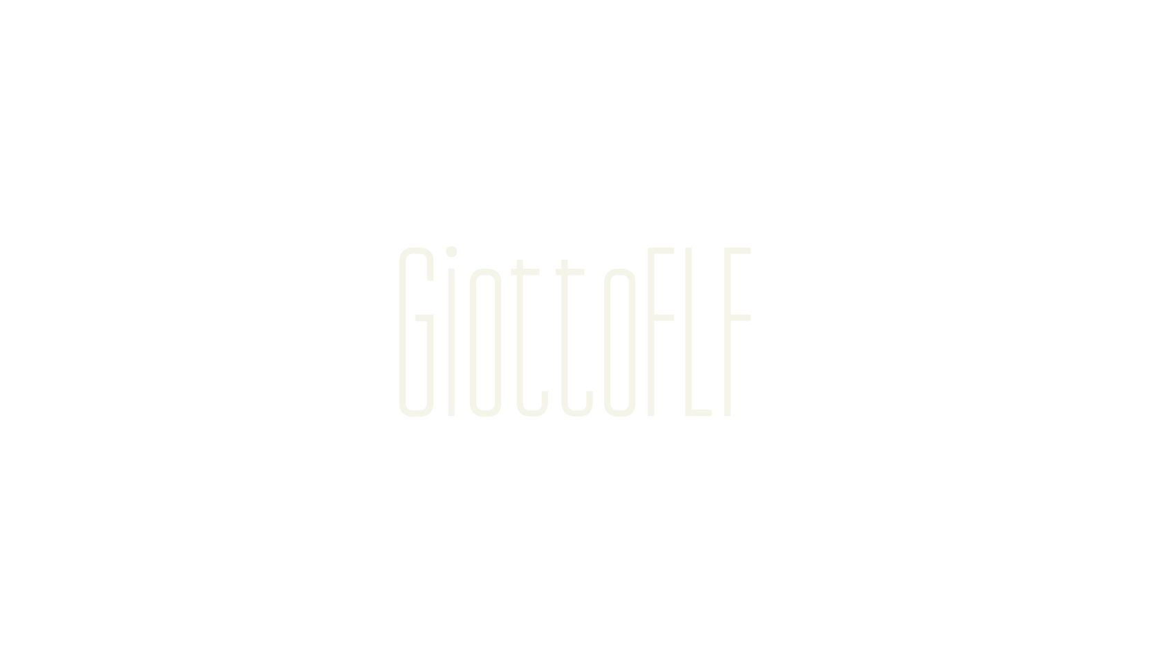 GiottoFLF, sans font preview