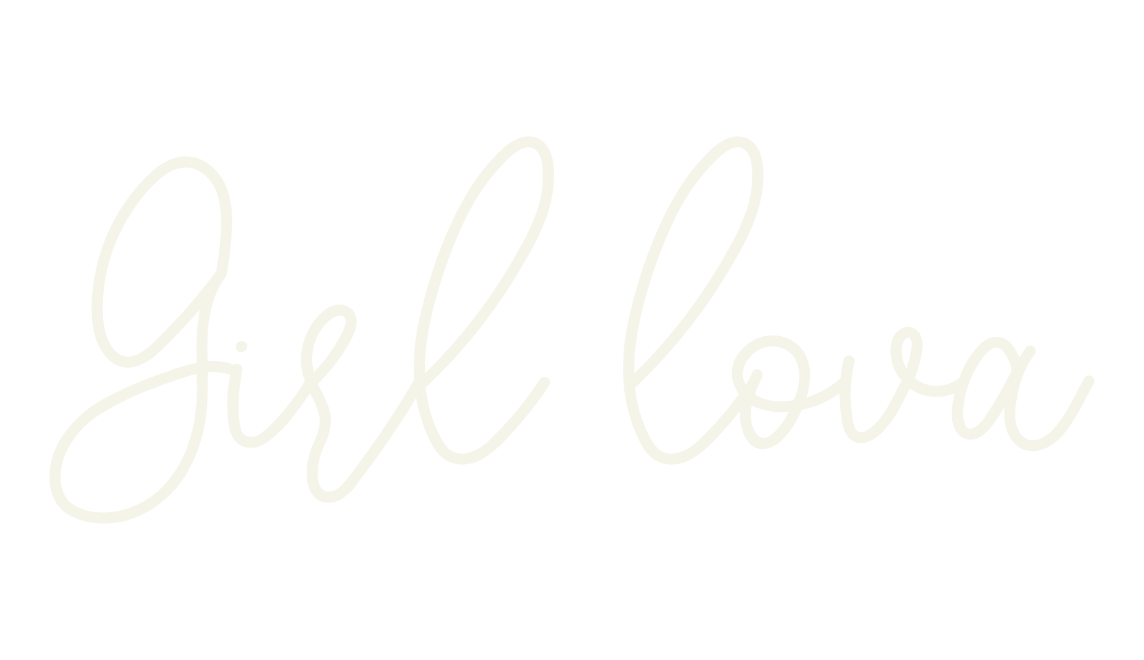 Girl lova, handwriting font preview