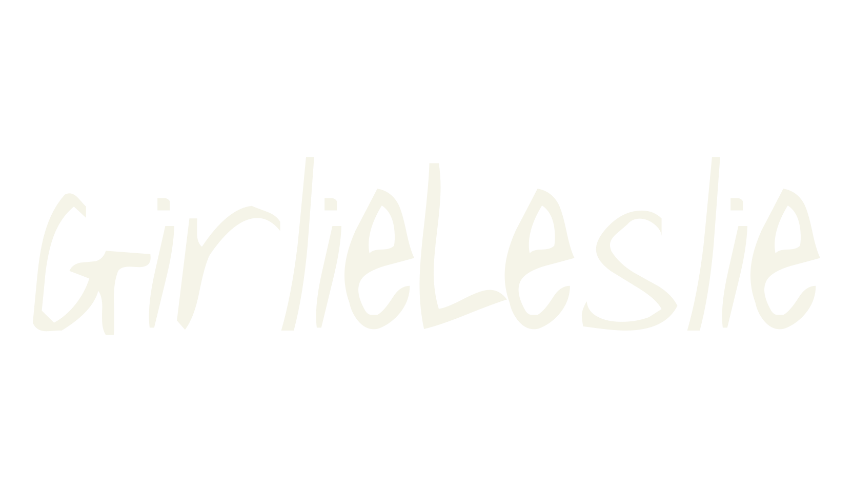 GirlieLeslie, handwritten font preview
