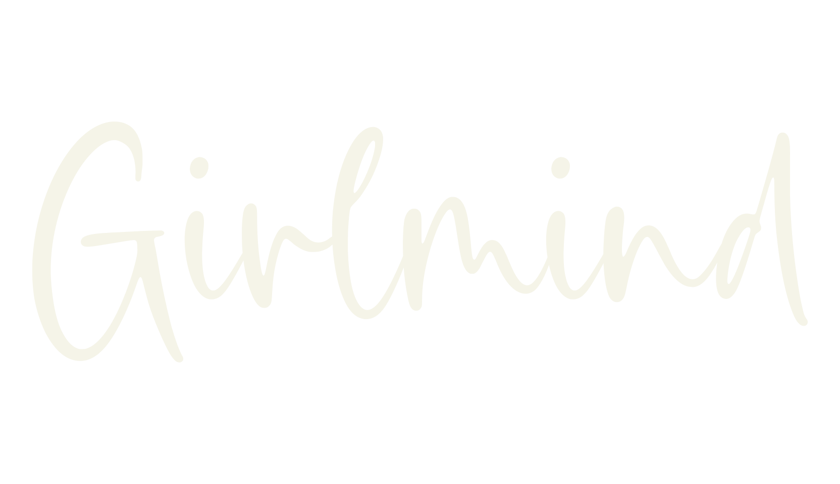 Girlmind, digital font preview