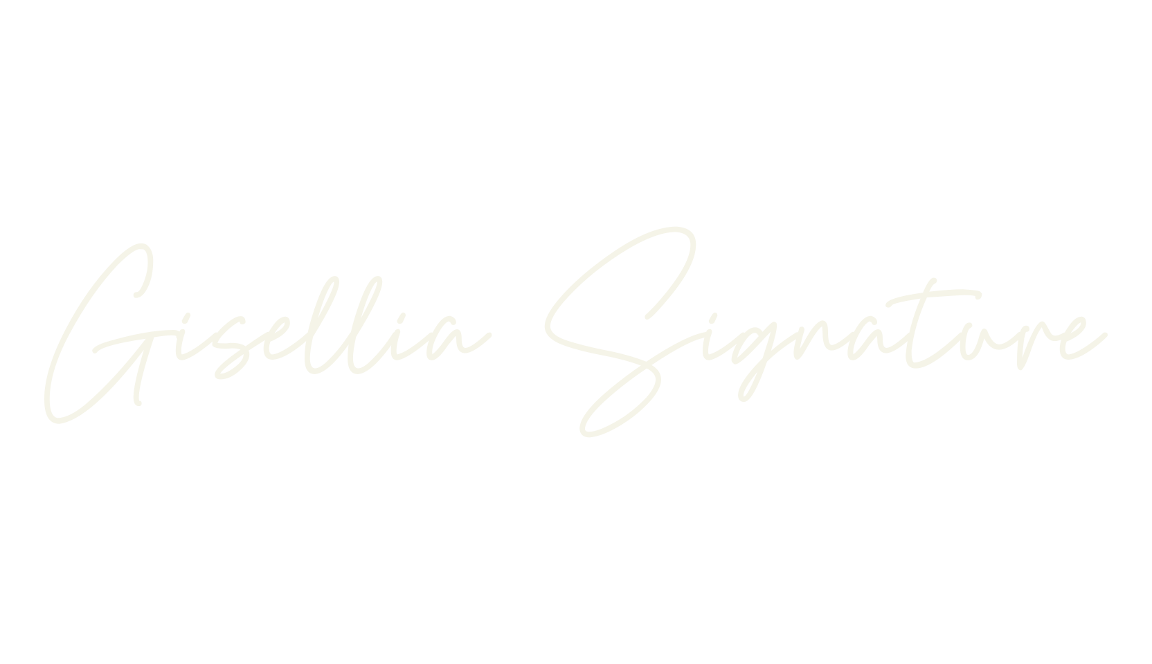 Gisellia Signature, handwriting font preview