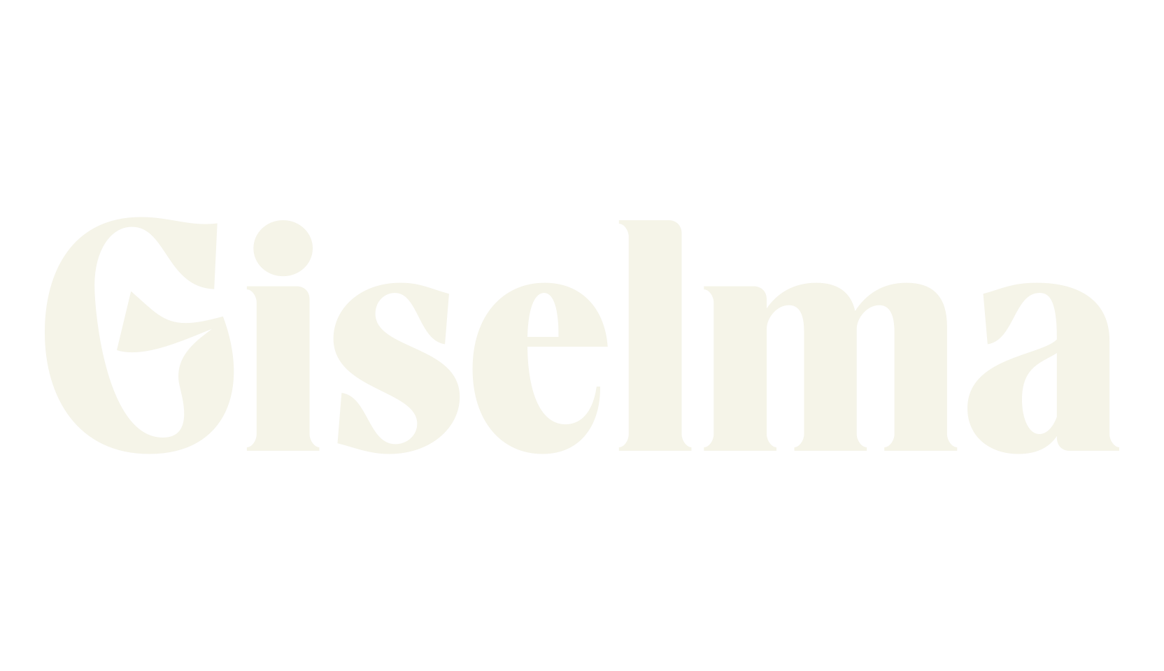 Giselma, business font preview