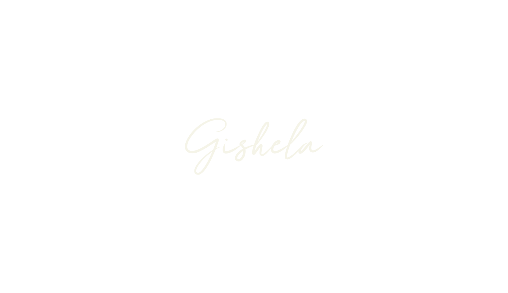 Gishela, handwriting font preview