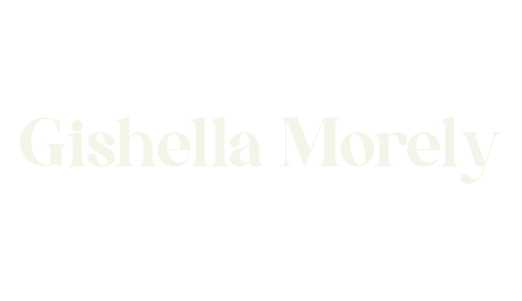 Gishella Morely, serif font preview