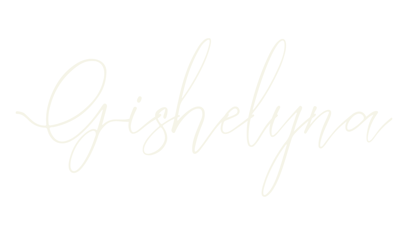 Gishelyna, calligraphy font preview