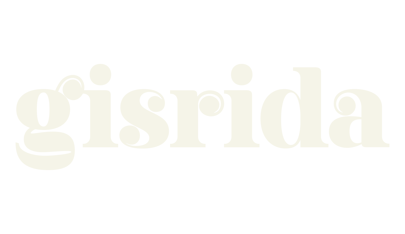 gisrida, serif font preview