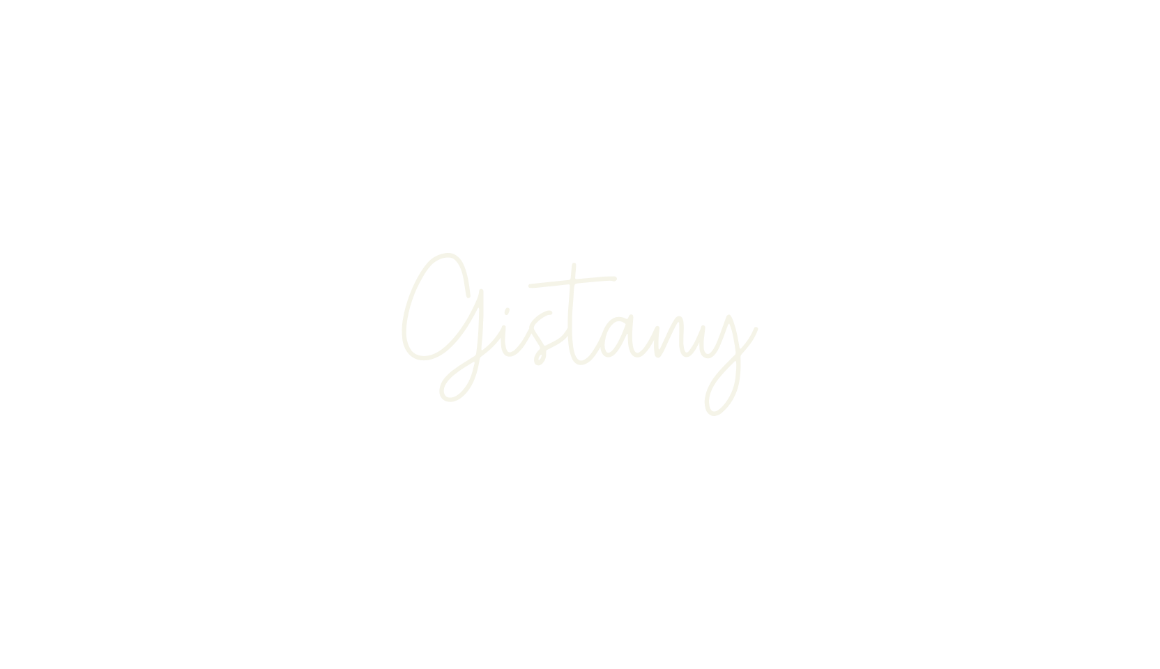 Gistany, signature font preview