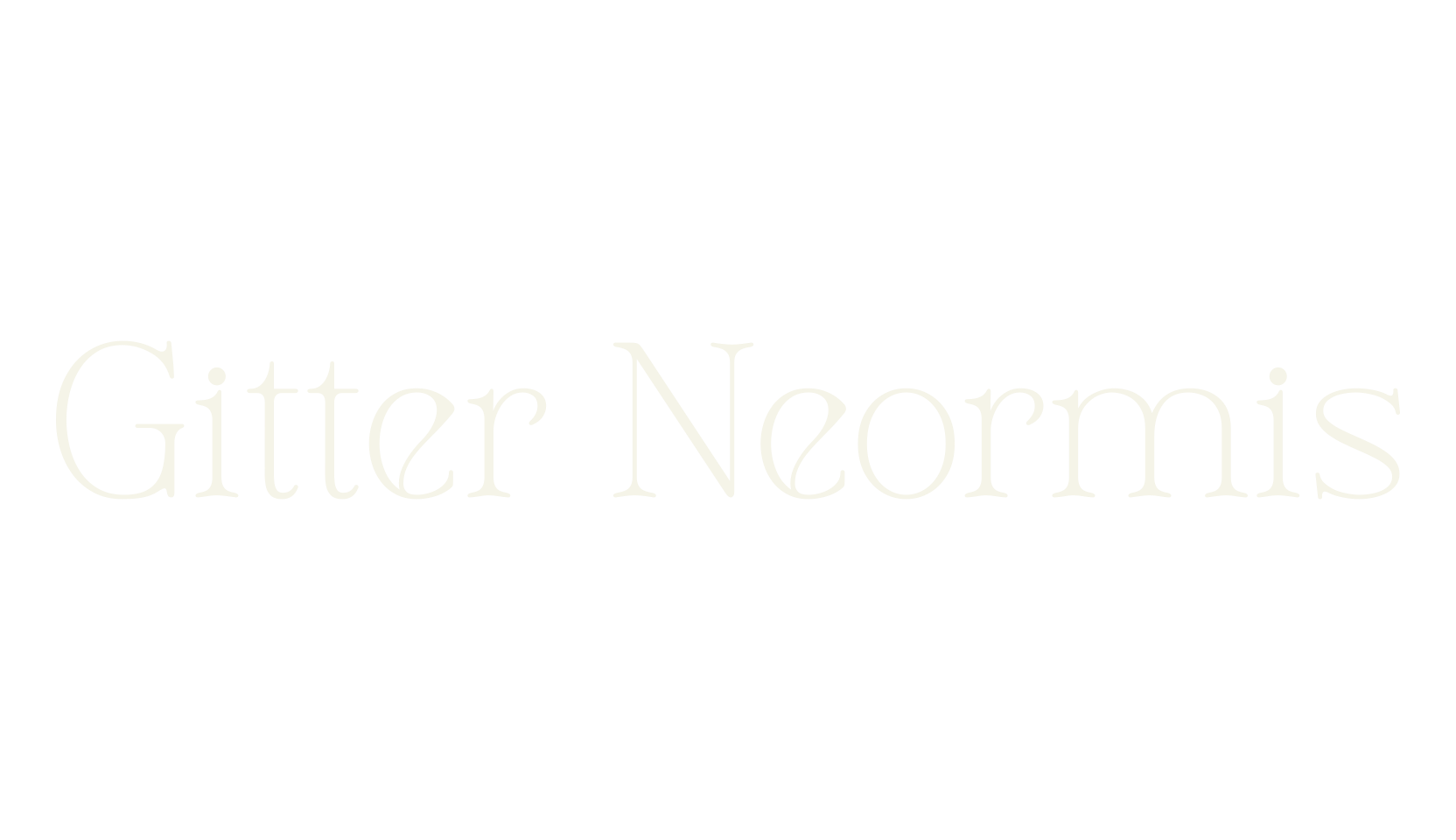 Gitter Neormis, antique font preview