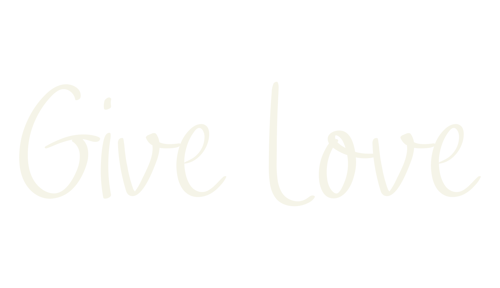 Give Love, calligraphy font preview