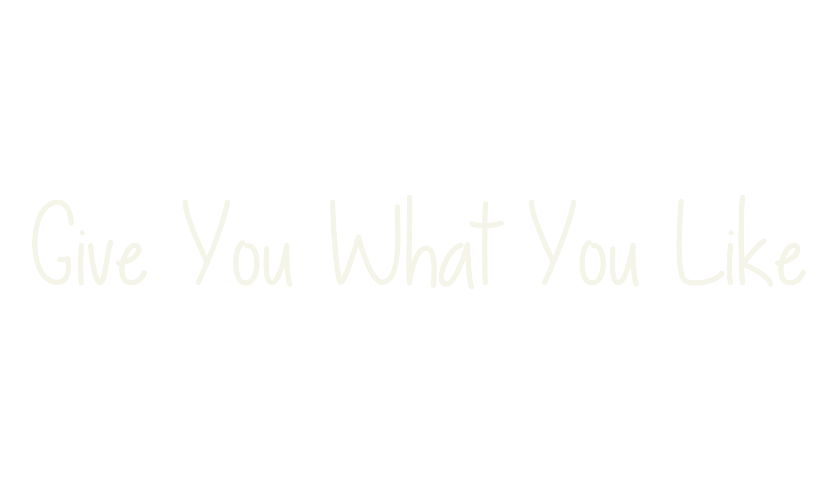 Give You What You Like, display market font preview